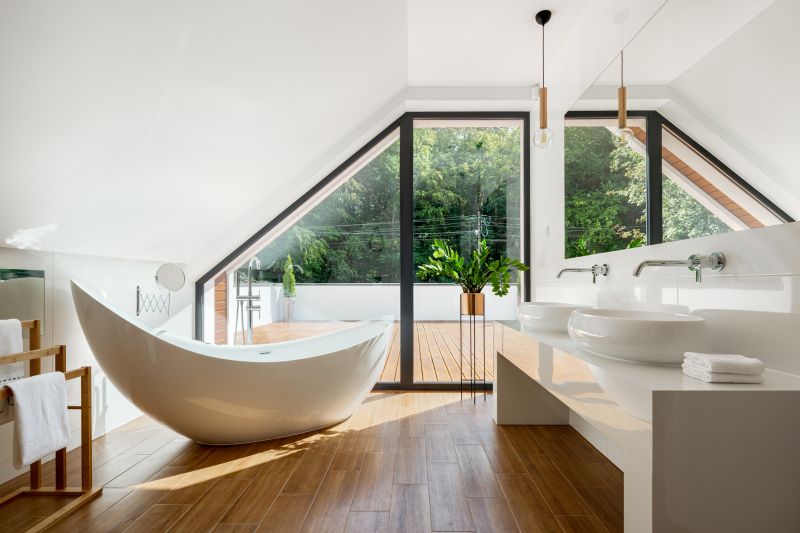 Elegant freestanding bathtub